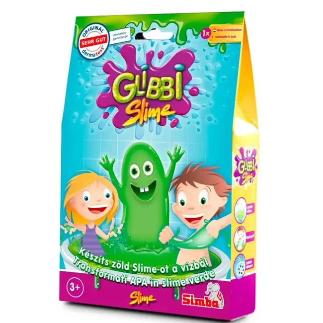 Glibbi Slime zöld fürdőzselé – Simba toys