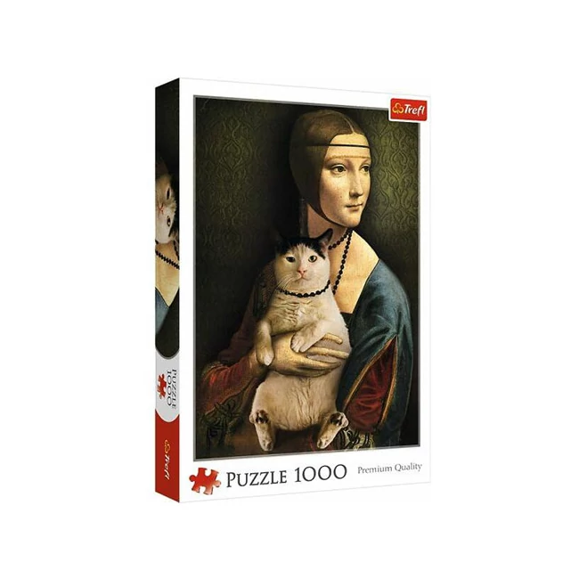 Hölgy a macskával 1000 db-os puzzle – Trefl