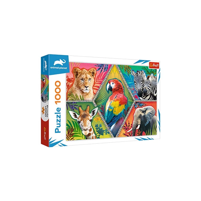Animal Planet: Egzotikus állatok 1000 db-os puzzle – Trefl