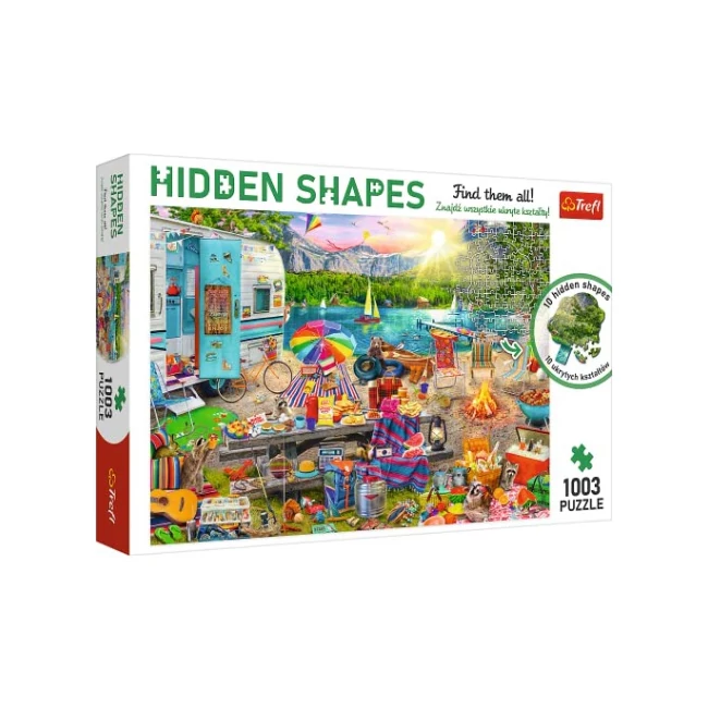 Hidden Shapes: Lakókocsis utazás 1000 db-os puzzle – Trefl