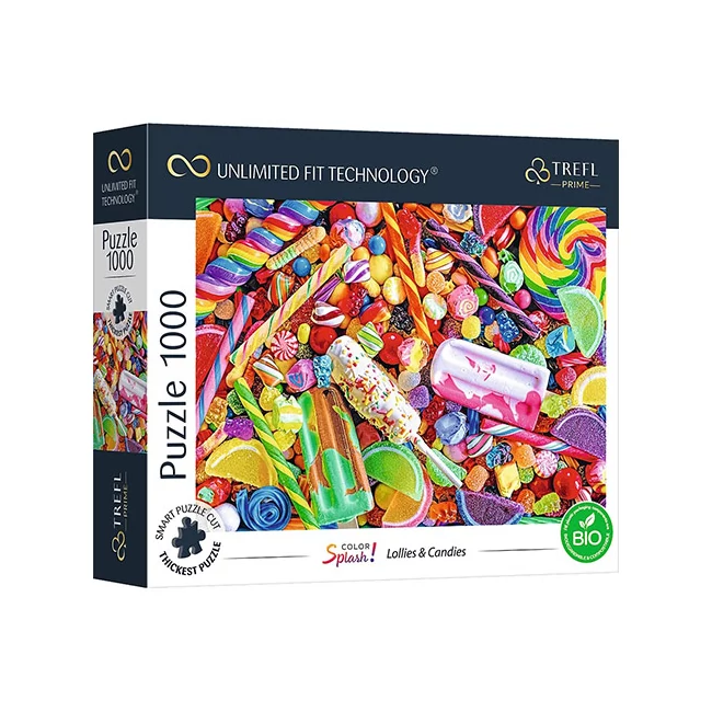 Color Splash Cukorkák és nyalókák 1000 db-os UFT puzzle – Trefl