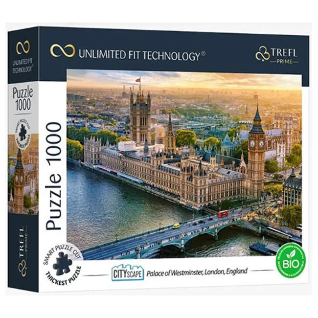 Westminster palota, London 1000 db-os UFT puzzle – Trefl