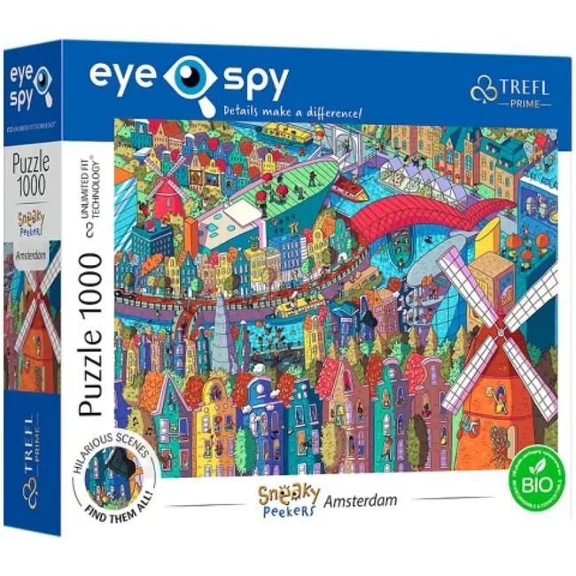 Sneaky Peekers: Amsterdam UFT 1000 db-os puzzle – Trefl