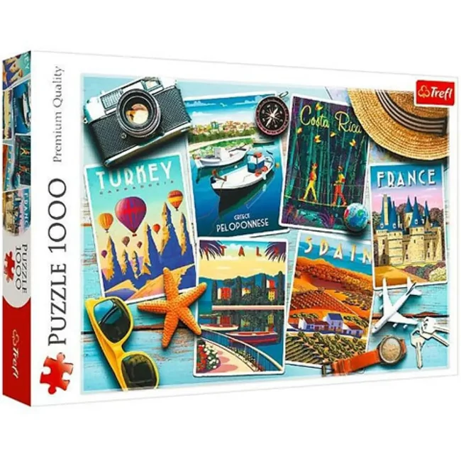 Képeslapok a nyári szabadságból 1000 db-os puzzle – Trefl
