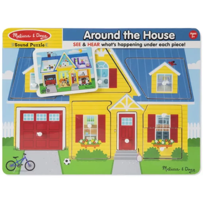 A ház körül hangos puzzle – Melissa & Doug