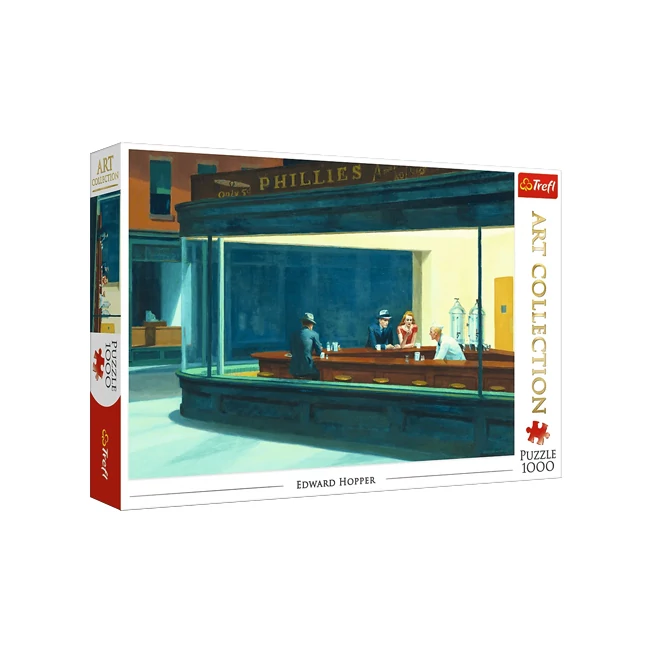 Art Collection: Edward-Hopper – Nighthawks 1000 db-os puzzle – Trefl