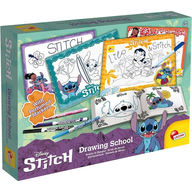 Disney Stitch rajziskola szett – Lisciani