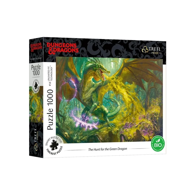 Dungeons&amp;Dragons: A zöld sárkány vadászata 1000 db-os puzzle – Trefl