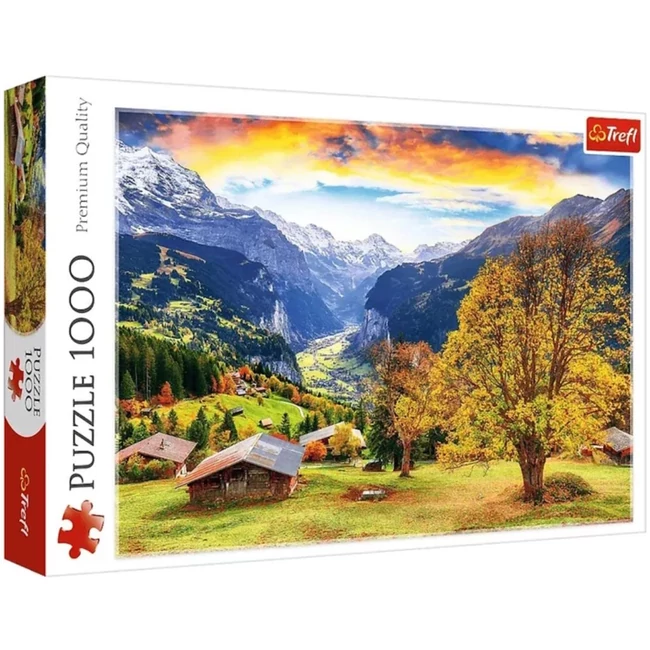 Alpesi falu 1000 db-os prémium puzzle – Trefl