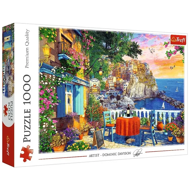 Kilátás a Cinque Terre-re 1000 db-os puzzle – Trefl
