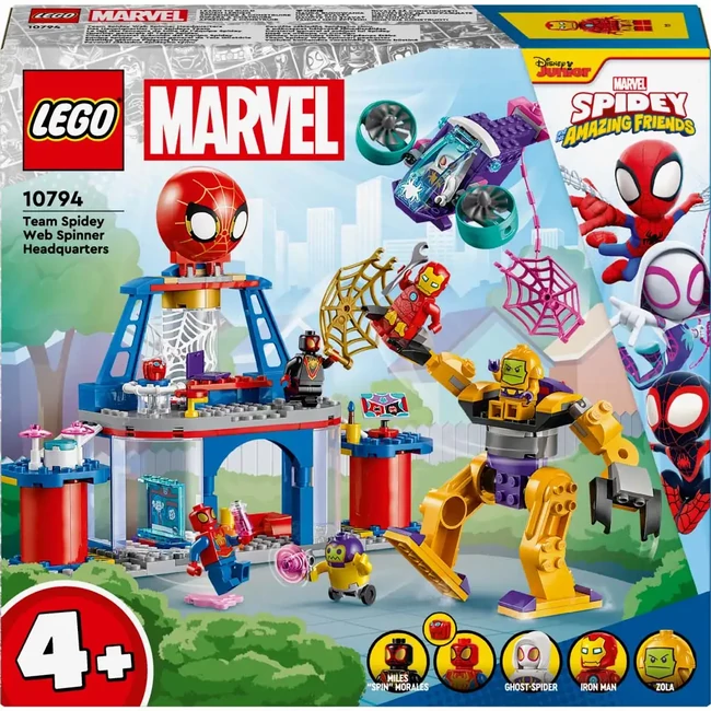 LEGO® Super Heroes: A pókcsapat hálóvető főhadiszállása (10794)