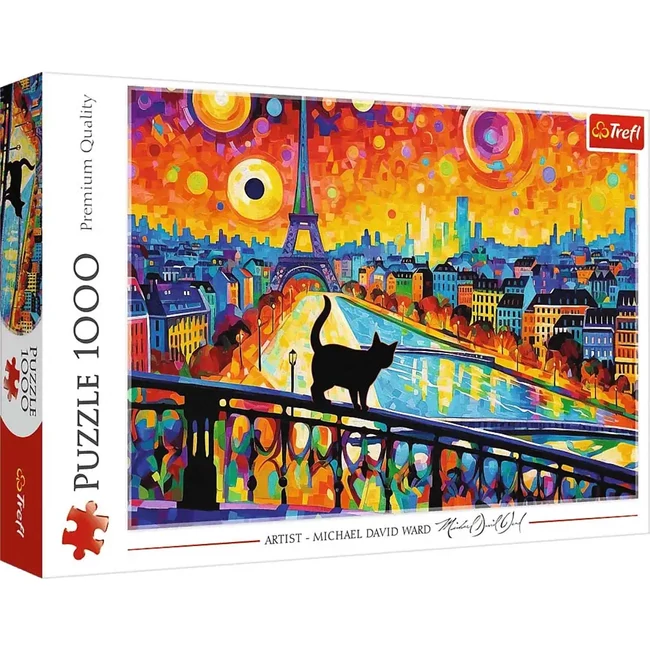 Egy cica Párizsban 1000 db-os HQ puzzle kirakó – Trefl