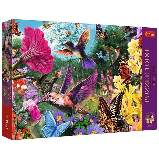 Tea Time Madárkert 1000db-os prémium puzzle - Trefl