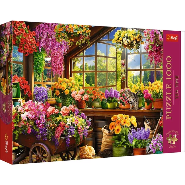 Tea Time Tavaszi készülődés 1000db-os prémium puzzle - Trefl