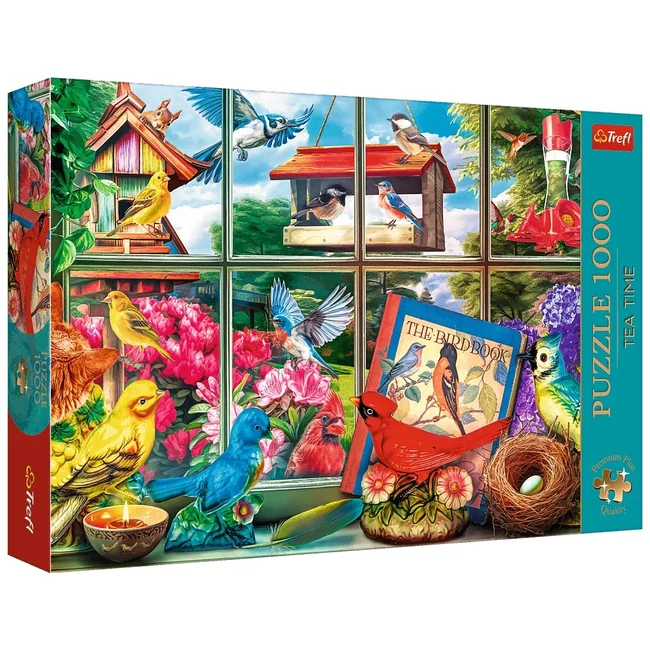Madarak az ablak mögött 1000 db-os Prémium plus quality puzzle -Trefl