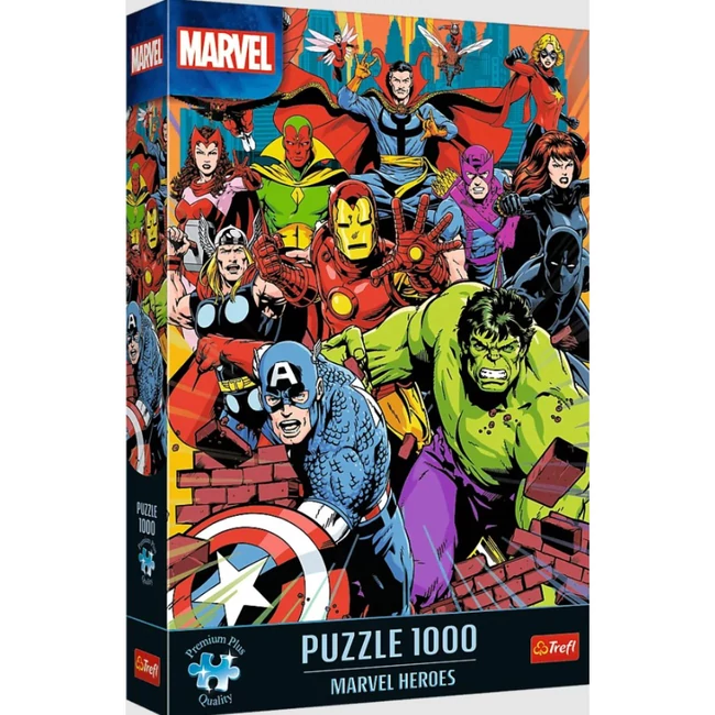 Marvel Bosszúállók 1000 db-os prémium plusz puzzle – Trefl