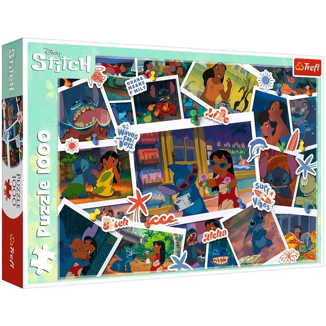 Disney: Stitch édes emlékek 1000 db-os puzzle – Trefl