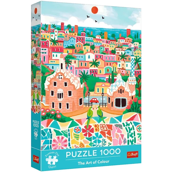 A színek művészete, Barcelona 1000 db-os prémium puzzle – Trefl