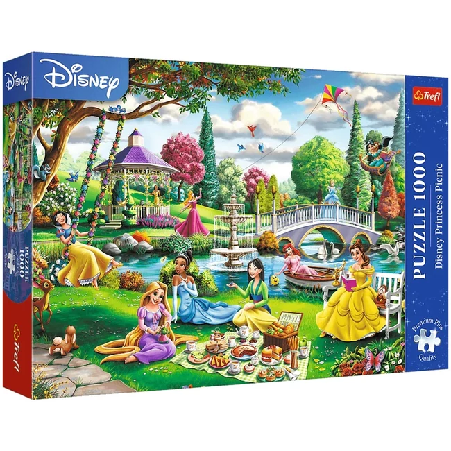 Disney Hercegnők tavaszi piknikje 1000 db-os Prémium plus quality puzzle – Trefl