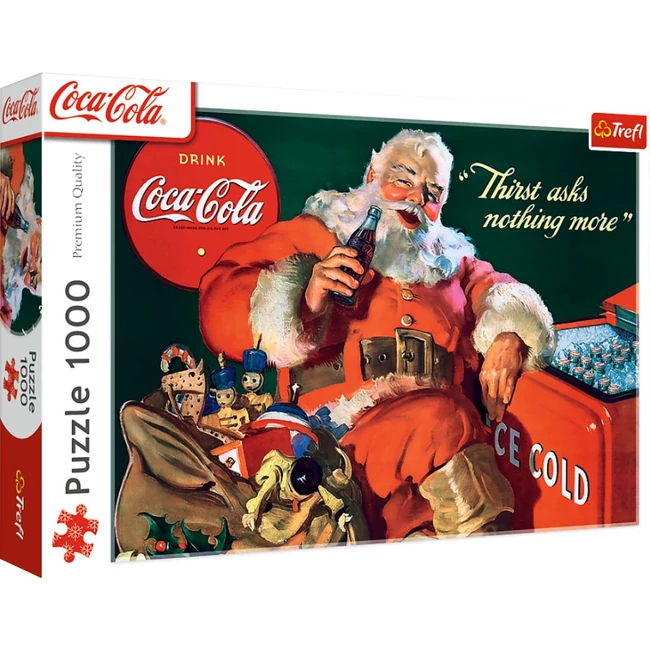 Coca-Cola Mikulás 1000 db-os prémium plusz puzzle – Trefl