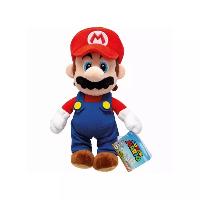 Super Mario: Mario plüssfigura 30 cm-es méretben