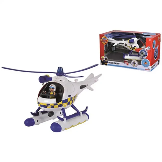 Sam a tűzoltó: Wallaby rendőrségi helikopter – Simba Toys