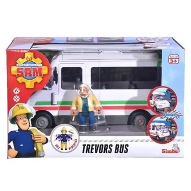 Sam a tűzoltó: Trevor busza játékszett – Simba Toys