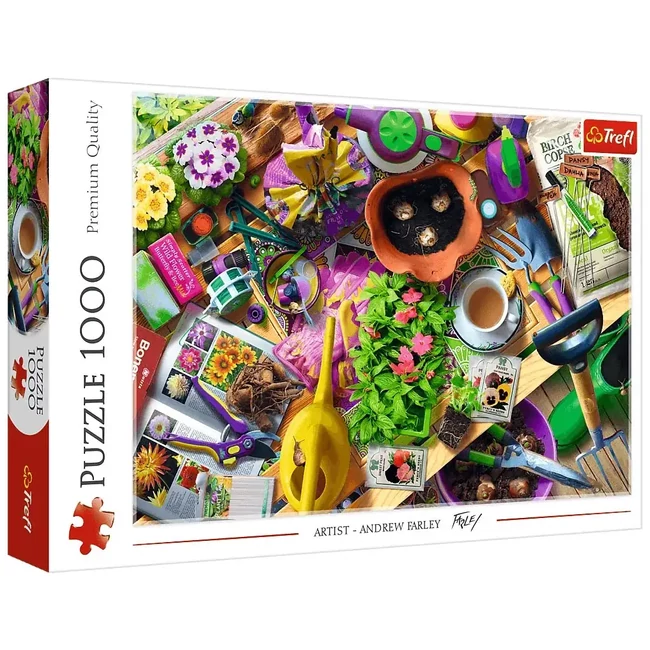 A kert rendbetétele 1000 db-os puzzle – Trefl