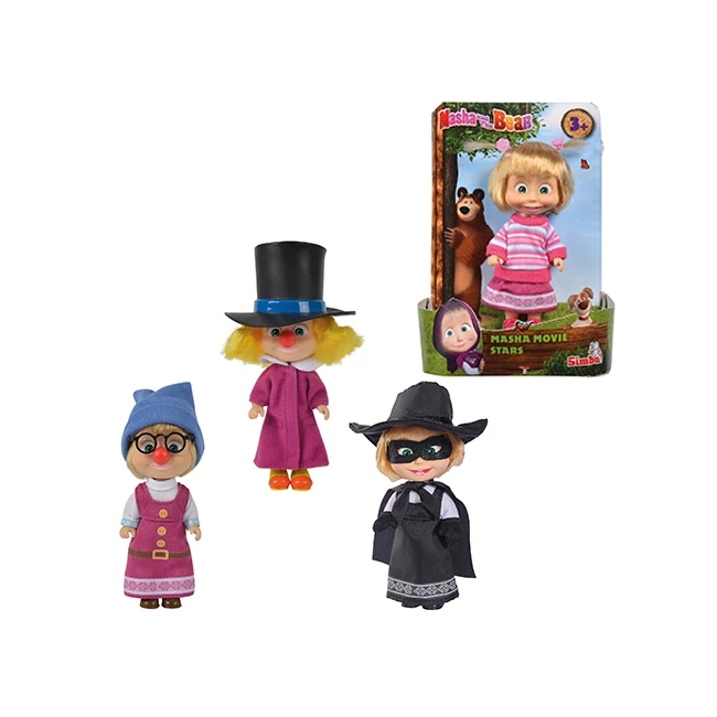 Mása és a medve: Mása mozi sztár baba 4 féle – Simba Toys