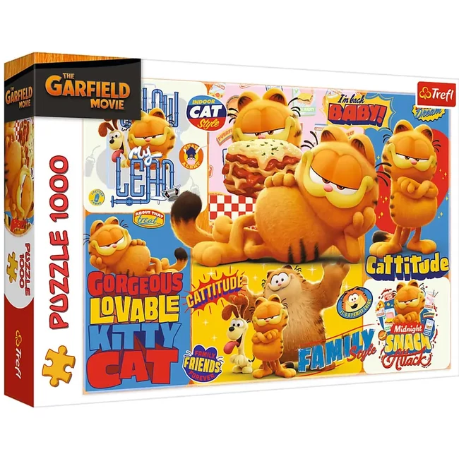 Garfield kalandjai 1000 db-os puzzle – Trefl