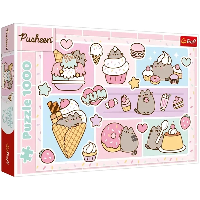 Édes Pusheen 1000 db-os puzzle – Trefl