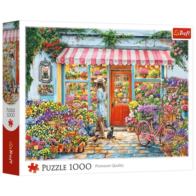 Virágbolt 1000db-os puzzle - Trefl