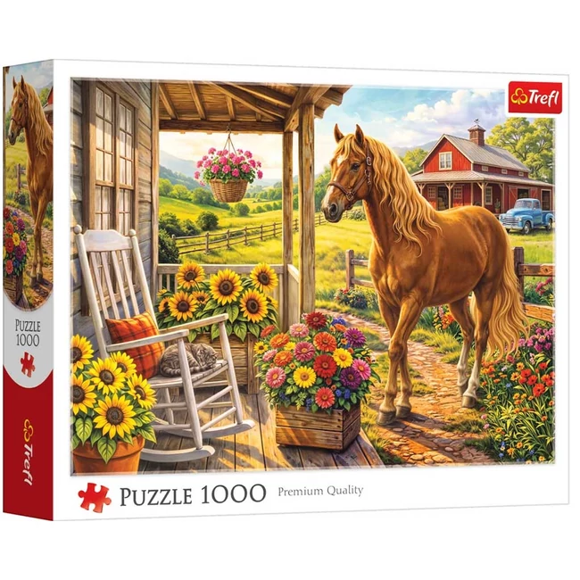 Ló a farmon 1000db-os puzzle - Trefl