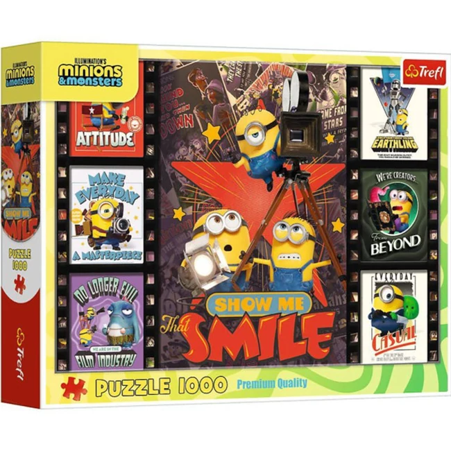 Minyonok 3 filmkockák 1000 darabos puzzle - Trefl