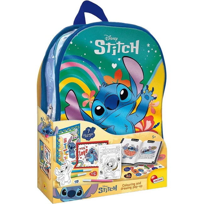 Disney Stitch rajziskola hátizsákban - Lisciani