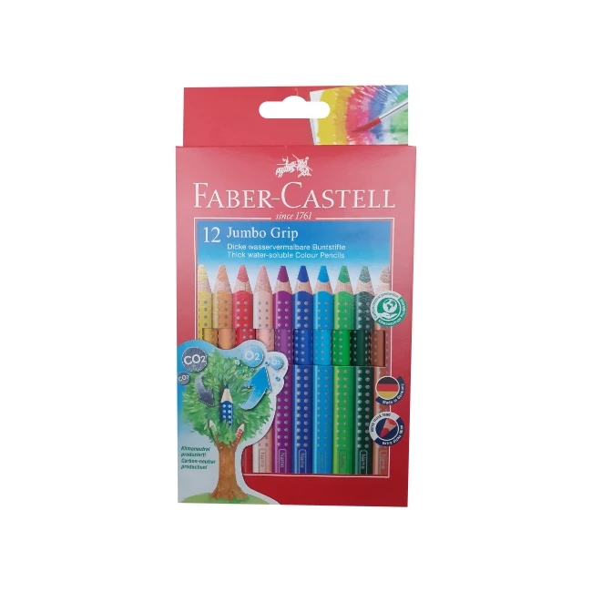 Jumbo színes ceruza 12 db-os szett – Faber-Castell
