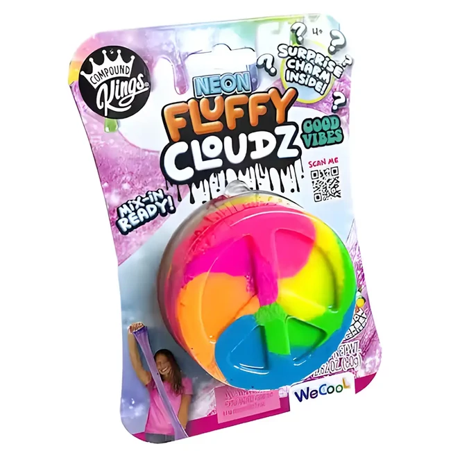 Compound Kings: Neon Fluffy Cloudz – Good vibes illatos slime meglepetéssel