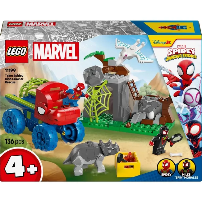 LEGO® Marvel: Pókcsapat: mentőakció a dinómarkolóval (11199)