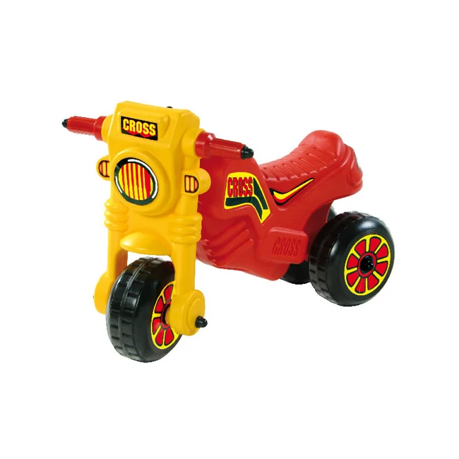 Lábbal hajtós piros cross motor – D-Toys