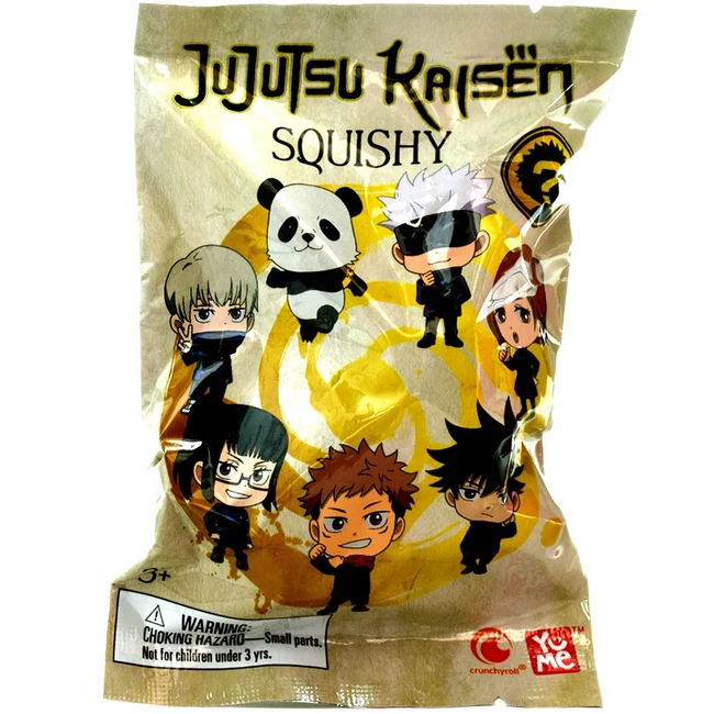 Jujutsu Kaisen: Squishy meglepetéscsomag 1 db puha karakter figurával 6 cm