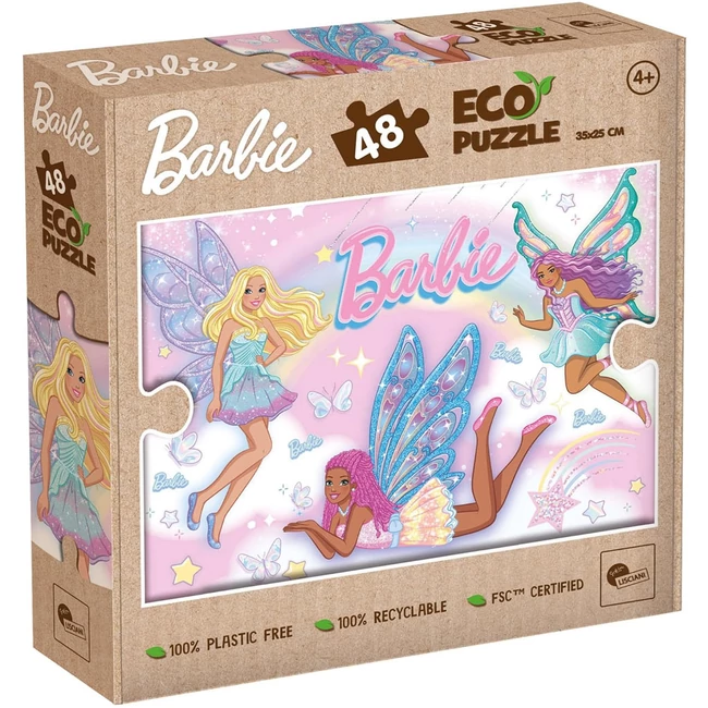 Barbie tündéri barátnők 48 db-os Eco mini puzzle 35×25 cm – Lisciani