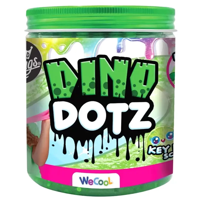 Compound Kings: Illatosított dinoszaurusz slime habgolyókkal és glitterrel 217gr