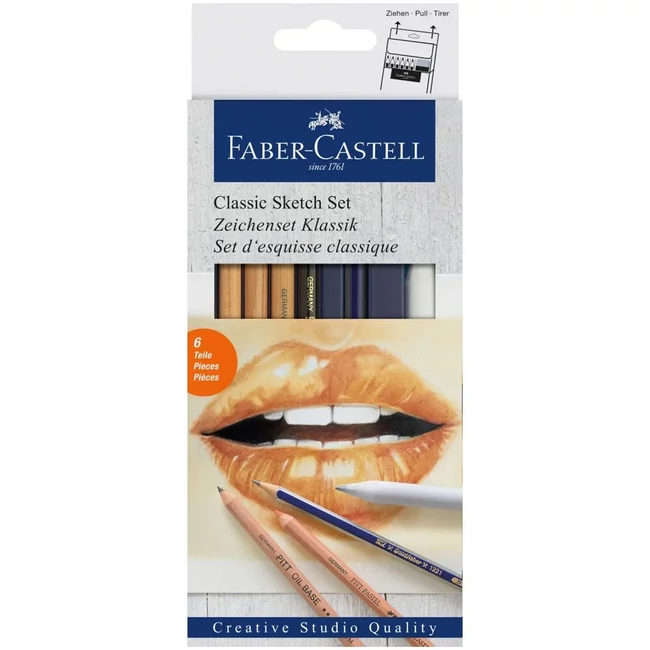 Faber-Castell: Monochrome vázlatceruza szett 8 db-os