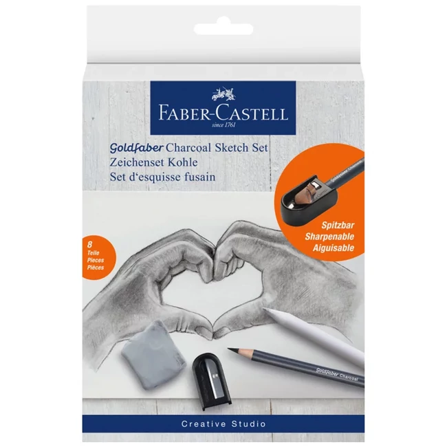 Faber-Castell: Goldfaber rajzszén vázlat szett 8 db-os
