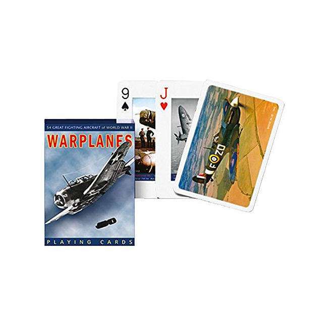 Exkluzív römi kártya – Harci repülők 1×55 lap – Piatnik