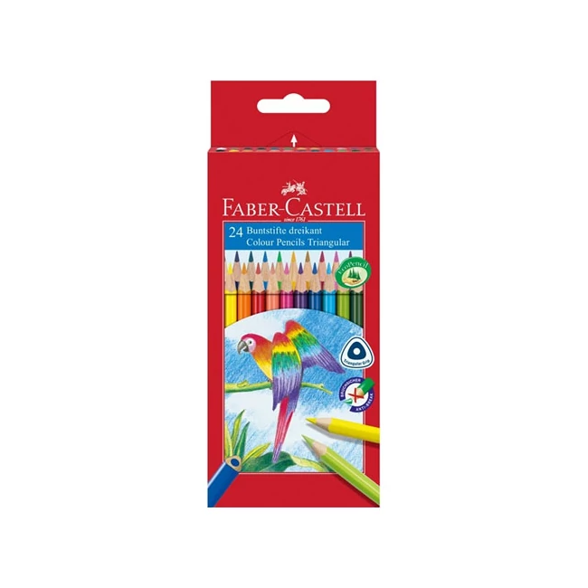 Faber-Castell: Színes ceruza 24 db-os szett