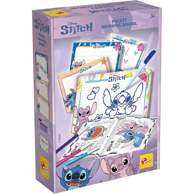 Disney Stitch Kis méretű rajziskola - Lisciani