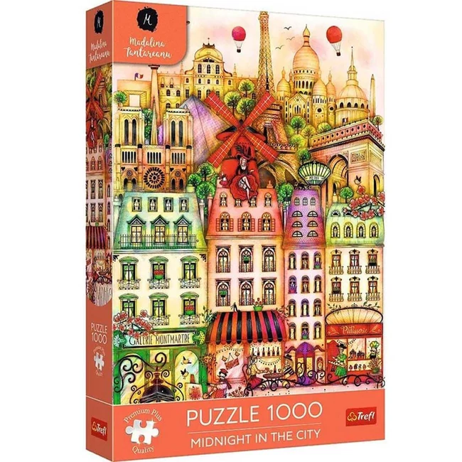 Éjfél Párizsban 1000db-os prémium puzzle - Trefl