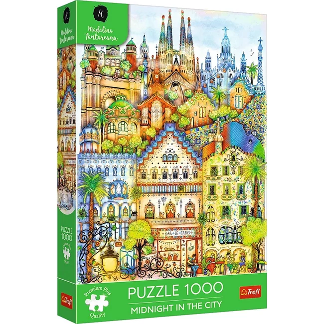 Barcelona éjfélkor 1000 db-os Prémium plus quality puzzle – Trefl