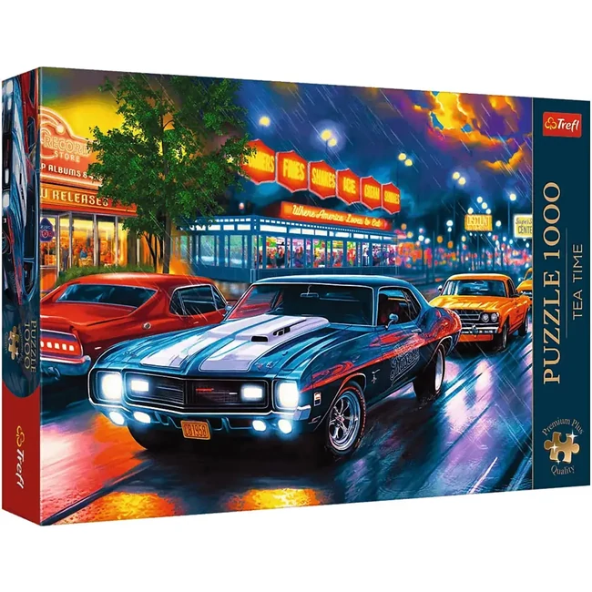 Éjszakai vezetés esőben 1000 db-os prémium plusz puzzle – Trefl